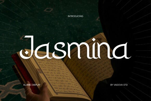 Jasmina: An Elegant Islamic Display Font for Modern Design