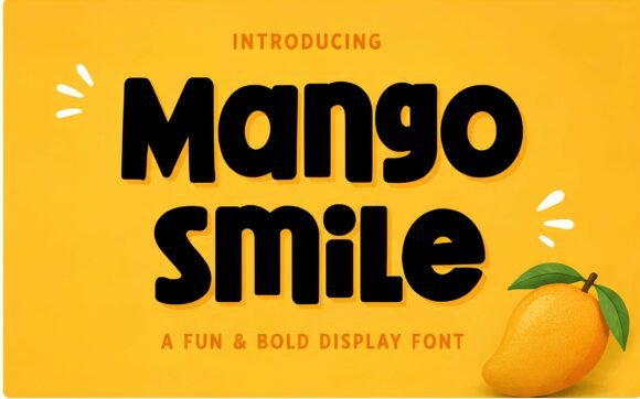 Mango Smile: A Cheerful Typeface for Bold Designs