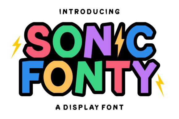 Sonic Fonty: Injecting Playful Energy into Modern Design