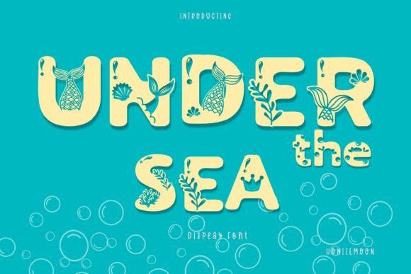 Under the Sea: A Dynamic Display Font for Vibrant Designs